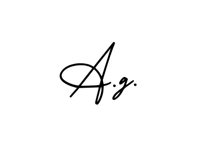 Design your own signature with our free online signature maker. With this signature software, you can create a handwritten (AmerikaSignatureDemo-Regular) signature for name A.g.. A.g. signature style 3 images and pictures png