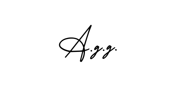 Use a signature maker to create a handwritten signature online. With this signature software, you can design (AmerikaSignatureDemo-Regular) your own signature for name A.g.g.. A.g.g. signature style 3 images and pictures png