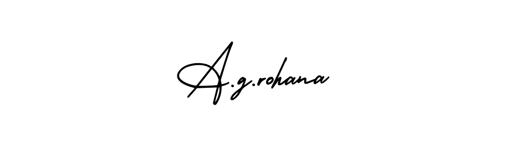 Also we have A.g.rohana name is the best signature style. Create professional handwritten signature collection using AmerikaSignatureDemo-Regular autograph style. A.g.rohana signature style 3 images and pictures png