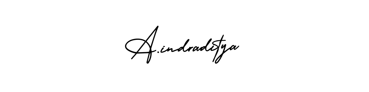 You should practise on your own different ways (AmerikaSignatureDemo-Regular) to write your name (A.indraditya) in signature. don't let someone else do it for you. A.indraditya signature style 3 images and pictures png