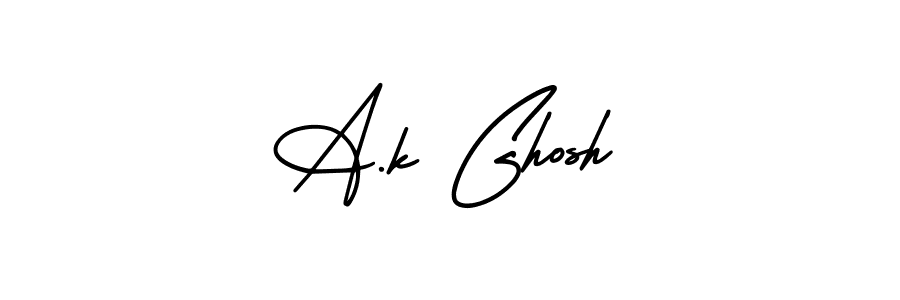 Make a beautiful signature design for name A.k Ghosh. Use this online signature maker to create a handwritten signature for free. A.k Ghosh signature style 3 images and pictures png