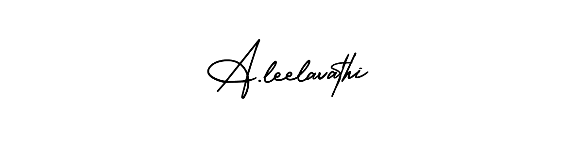 How to Draw A.leelavathi signature style? AmerikaSignatureDemo-Regular is a latest design signature styles for name A.leelavathi. A.leelavathi signature style 3 images and pictures png