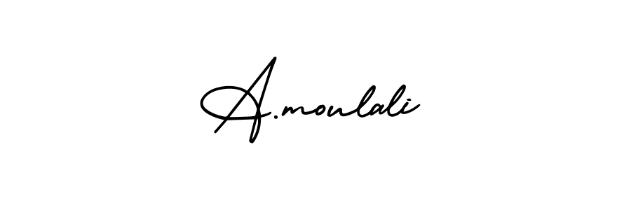 See photos of A.moulali official signature by Spectra . Check more albums & portfolios. Read reviews & check more about AmerikaSignatureDemo-Regular font. A.moulali signature style 3 images and pictures png