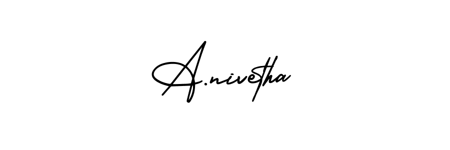 Make a short A.nivetha signature style. Manage your documents anywhere anytime using AmerikaSignatureDemo-Regular. Create and add eSignatures, submit forms, share and send files easily. A.nivetha signature style 3 images and pictures png