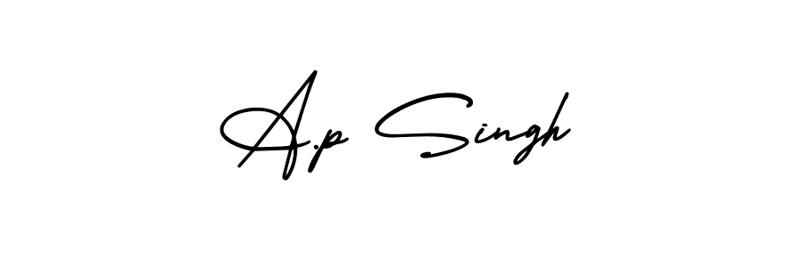 How to Draw A.p Singh signature style? AmerikaSignatureDemo-Regular is a latest design signature styles for name A.p Singh. A.p Singh signature style 3 images and pictures png