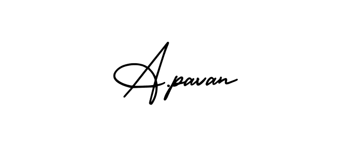 Also we have A.pavan name is the best signature style. Create professional handwritten signature collection using AmerikaSignatureDemo-Regular autograph style. A.pavan signature style 3 images and pictures png