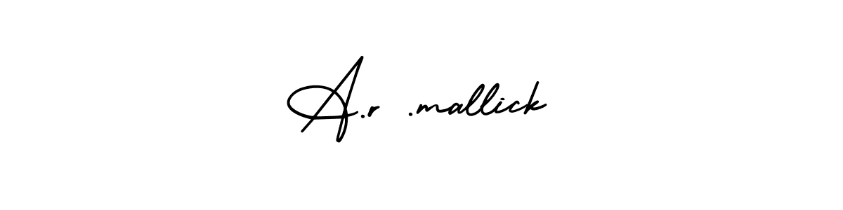 Check out images of Autograph of A.r .mallick name. Actor A.r .mallick Signature Style. AmerikaSignatureDemo-Regular is a professional sign style online. A.r .mallick signature style 3 images and pictures png