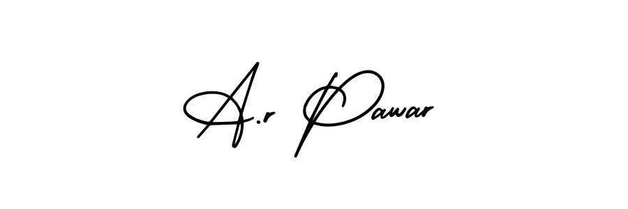 Also we have A.r Pawar name is the best signature style. Create professional handwritten signature collection using AmerikaSignatureDemo-Regular autograph style. A.r Pawar signature style 3 images and pictures png