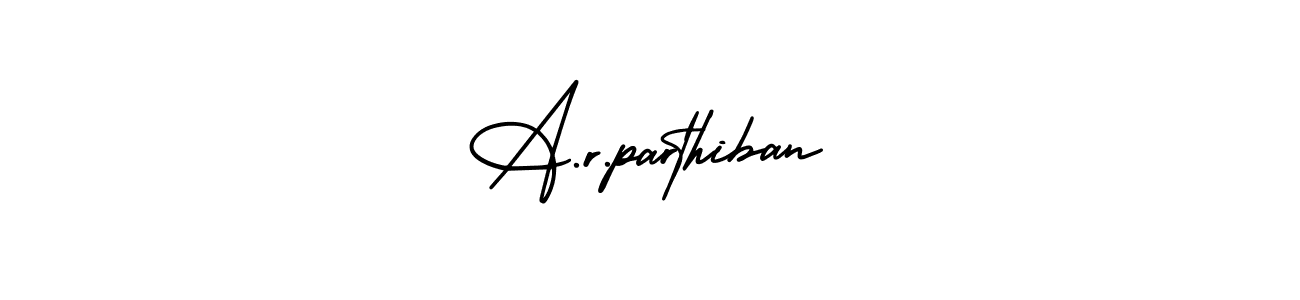 Make a beautiful signature design for name A.r.parthiban. Use this online signature maker to create a handwritten signature for free. A.r.parthiban signature style 3 images and pictures png