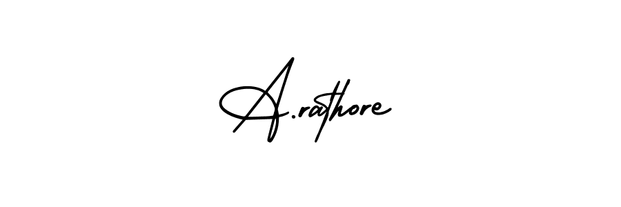 if you are searching for the best signature style for your name A.rathore. so please give up your signature search. here we have designed multiple signature styles  using AmerikaSignatureDemo-Regular. A.rathore signature style 3 images and pictures png