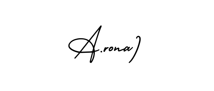 89+ A.rona) Name Signature Style Ideas | New Electronic Sign