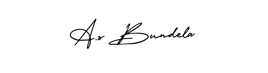 How to make A.s Bundela signature? AmerikaSignatureDemo-Regular is a professional autograph style. Create handwritten signature for A.s Bundela name. A.s Bundela signature style 3 images and pictures png