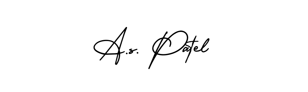 AmerikaSignatureDemo-Regular is a professional signature style that is perfect for those who want to add a touch of class to their signature. It is also a great choice for those who want to make their signature more unique. Get A.s. Patel name to fancy signature for free. A.s. Patel signature style 3 images and pictures png