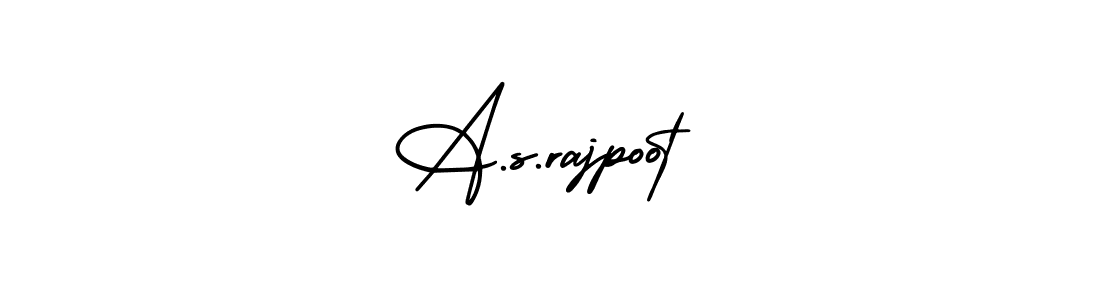 Create a beautiful signature design for name A.s.rajpoot. With this signature (AmerikaSignatureDemo-Regular) fonts, you can make a handwritten signature for free. A.s.rajpoot signature style 3 images and pictures png