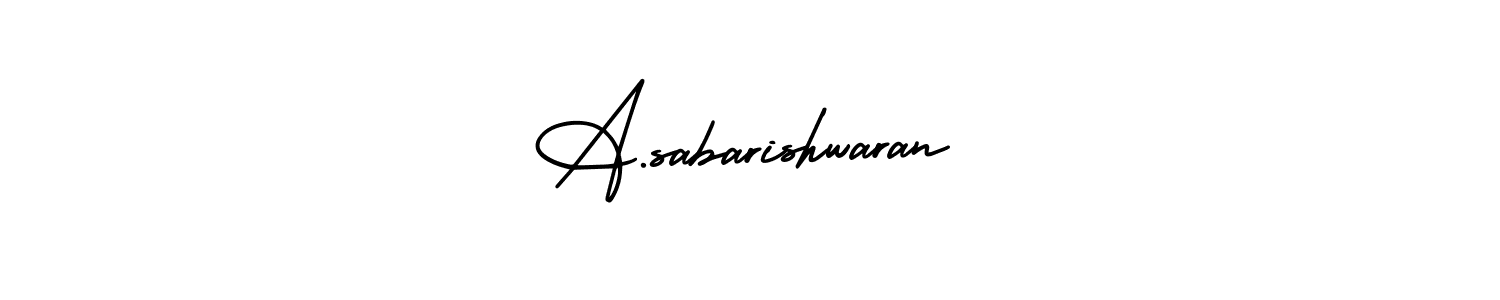 Similarly AmerikaSignatureDemo-Regular is the best handwritten signature design. Signature creator online .You can use it as an online autograph creator for name A.sabarishwaran. A.sabarishwaran signature style 3 images and pictures png