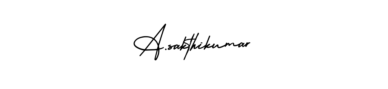 AmerikaSignatureDemo-Regular is a professional signature style that is perfect for those who want to add a touch of class to their signature. It is also a great choice for those who want to make their signature more unique. Get A.sakthikumar name to fancy signature for free. A.sakthikumar signature style 3 images and pictures png