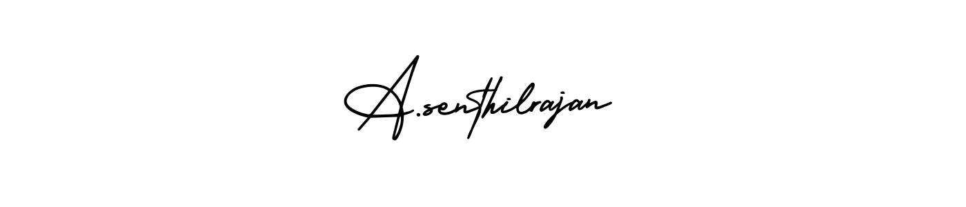 How to make A.senthilrajan signature? AmerikaSignatureDemo-Regular is a professional autograph style. Create handwritten signature for A.senthilrajan name. A.senthilrajan signature style 3 images and pictures png