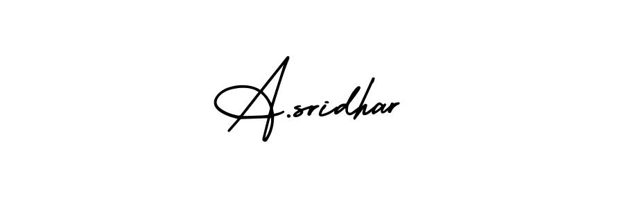 Best and Professional Signature Style for A.sridhar. AmerikaSignatureDemo-Regular Best Signature Style Collection. A.sridhar signature style 3 images and pictures png