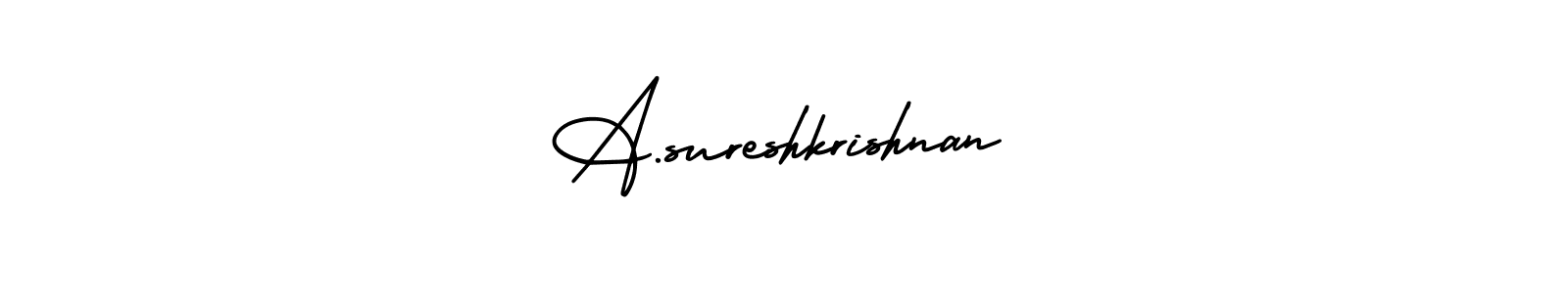 Best and Professional Signature Style for A.sureshkrishnan. AmerikaSignatureDemo-Regular Best Signature Style Collection. A.sureshkrishnan signature style 3 images and pictures png