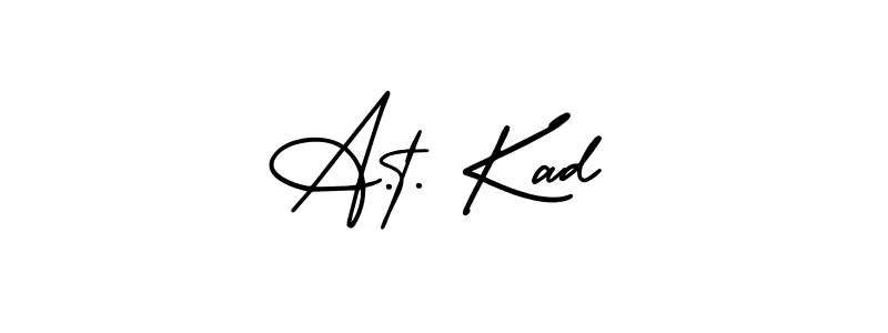 Here are the top 10 professional signature styles for the name A.t. Kad. These are the best autograph styles you can use for your name. A.t. Kad signature style 3 images and pictures png