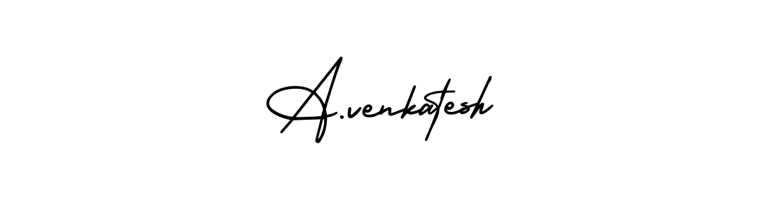 How to make A.venkatesh signature? AmerikaSignatureDemo-Regular is a professional autograph style. Create handwritten signature for A.venkatesh name. A.venkatesh signature style 3 images and pictures png