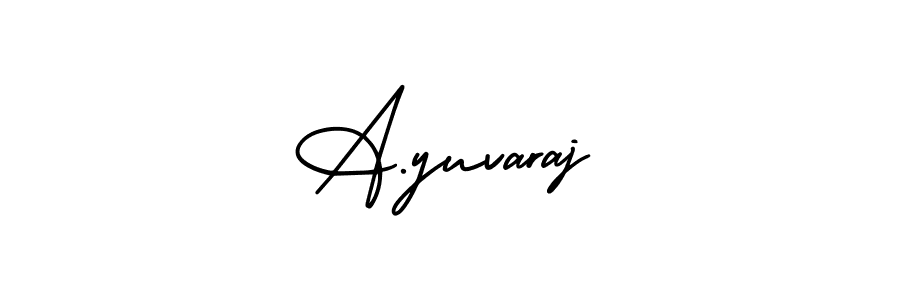 Make a beautiful signature design for name A.yuvaraj. Use this online signature maker to create a handwritten signature for free. A.yuvaraj signature style 3 images and pictures png