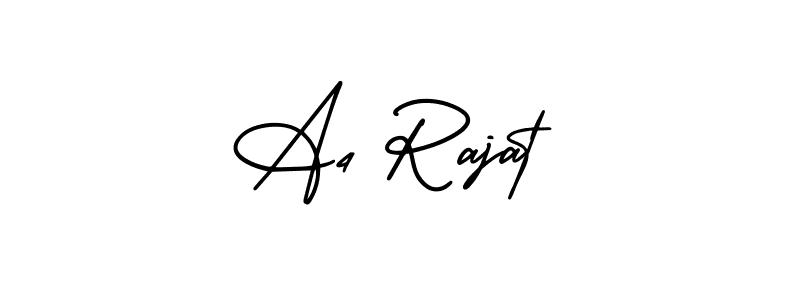 Make a beautiful signature design for name A4 Rajat. Use this online signature maker to create a handwritten signature for free. A4 Rajat signature style 3 images and pictures png