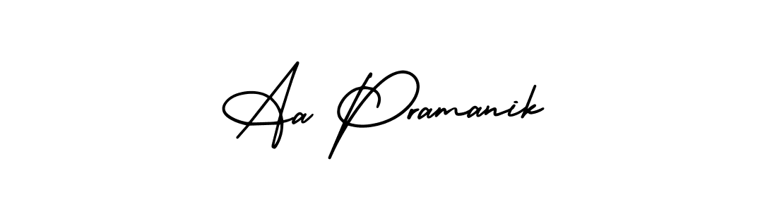 Make a beautiful signature design for name Aa Pramanik. Use this online signature maker to create a handwritten signature for free. Aa Pramanik signature style 3 images and pictures png