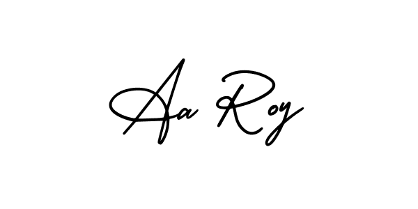 Create a beautiful signature design for name Aa Roy. With this signature (AmerikaSignatureDemo-Regular) fonts, you can make a handwritten signature for free. Aa Roy signature style 3 images and pictures png