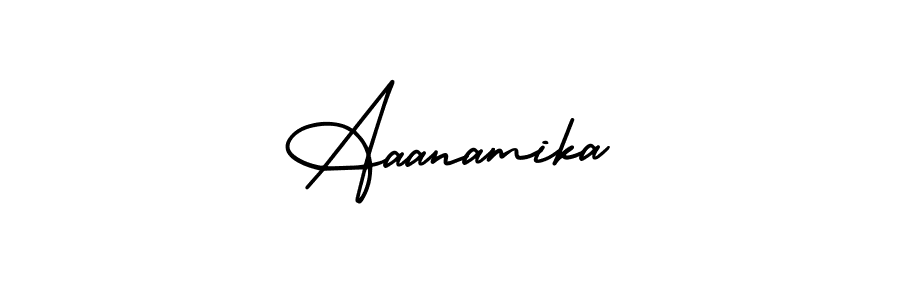 This is the best signature style for the Aaanamika name. Also you like these signature font (AmerikaSignatureDemo-Regular). Mix name signature. Aaanamika signature style 3 images and pictures png