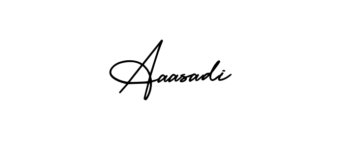 How to make Aaasadi signature? AmerikaSignatureDemo-Regular is a professional autograph style. Create handwritten signature for Aaasadi name. Aaasadi signature style 3 images and pictures png