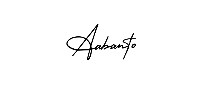 Make a short Aabanto signature style. Manage your documents anywhere anytime using AmerikaSignatureDemo-Regular. Create and add eSignatures, submit forms, share and send files easily. Aabanto signature style 3 images and pictures png