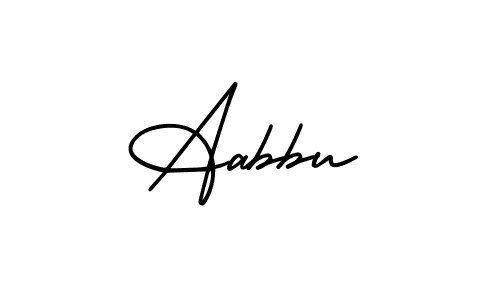 Design your own signature with our free online signature maker. With this signature software, you can create a handwritten (AmerikaSignatureDemo-Regular) signature for name Aabbu. Aabbu signature style 3 images and pictures png