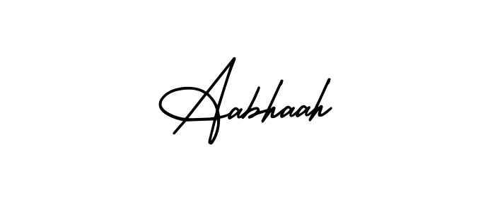 Create a beautiful signature design for name Aabhaah. With this signature (AmerikaSignatureDemo-Regular) fonts, you can make a handwritten signature for free. Aabhaah signature style 3 images and pictures png