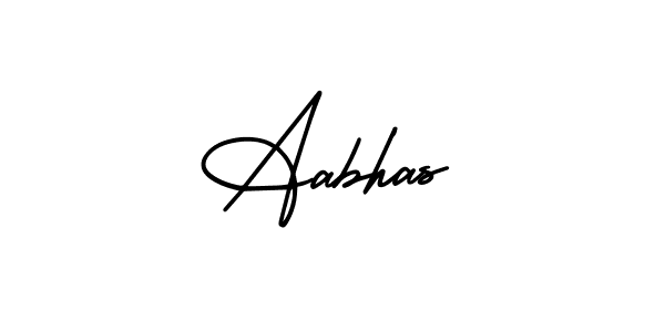 Create a beautiful signature design for name Aabhas. With this signature (AmerikaSignatureDemo-Regular) fonts, you can make a handwritten signature for free. Aabhas signature style 3 images and pictures png