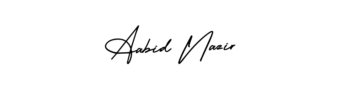 Make a short Aabid Nazir signature style. Manage your documents anywhere anytime using AmerikaSignatureDemo-Regular. Create and add eSignatures, submit forms, share and send files easily. Aabid Nazir signature style 3 images and pictures png