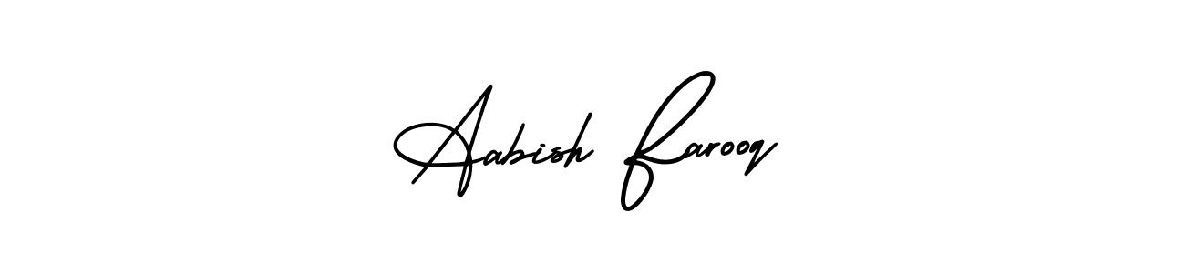 Create a beautiful signature design for name Aabish Farooq. With this signature (AmerikaSignatureDemo-Regular) fonts, you can make a handwritten signature for free. Aabish Farooq signature style 3 images and pictures png