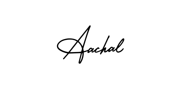 It looks lik you need a new signature style for name Aachal. Design unique handwritten (AmerikaSignatureDemo-Regular) signature with our free signature maker in just a few clicks. Aachal signature style 3 images and pictures png