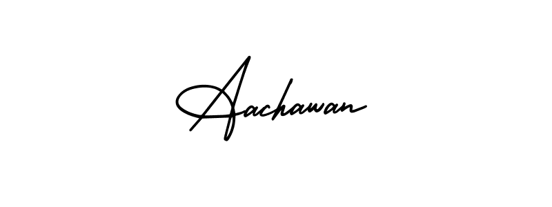 Check out images of Autograph of Aachawan name. Actor Aachawan Signature Style. AmerikaSignatureDemo-Regular is a professional sign style online. Aachawan signature style 3 images and pictures png