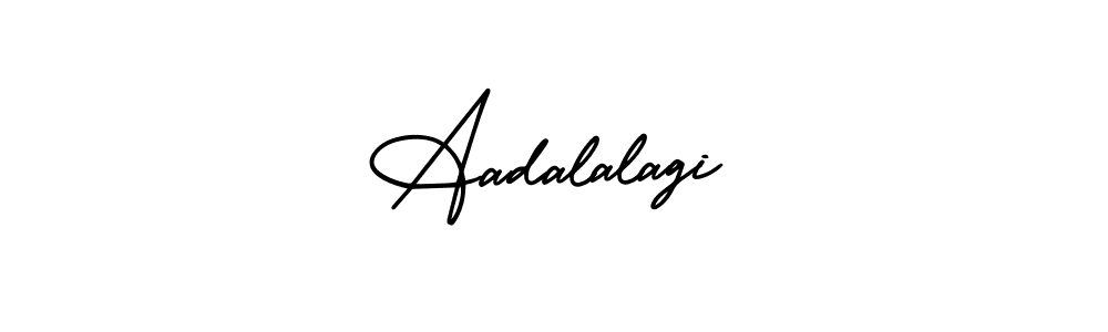 Aadalalagi stylish signature style. Best Handwritten Sign (AmerikaSignatureDemo-Regular) for my name. Handwritten Signature Collection Ideas for my name Aadalalagi. Aadalalagi signature style 3 images and pictures png