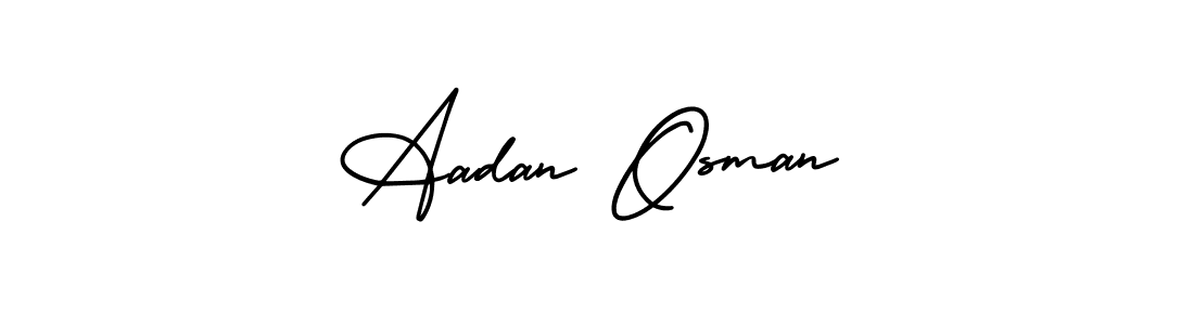 Check out images of Autograph of Aadan Osman name. Actor Aadan Osman Signature Style. AmerikaSignatureDemo-Regular is a professional sign style online. Aadan Osman signature style 3 images and pictures png
