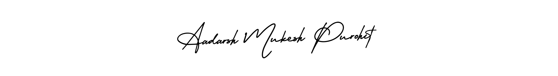 Here are the top 10 professional signature styles for the name Aadarsh Mukesh Purohit. These are the best autograph styles you can use for your name. Aadarsh Mukesh Purohit signature style 3 images and pictures png