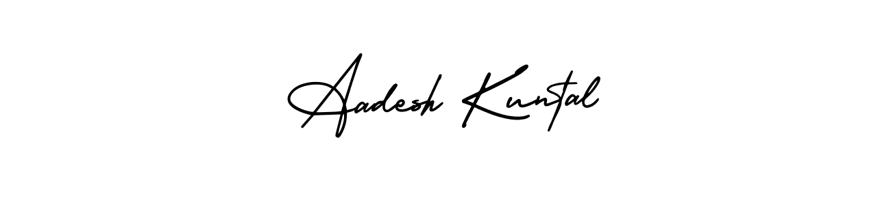 Here are the top 10 professional signature styles for the name Aadesh Kuntal. These are the best autograph styles you can use for your name. Aadesh Kuntal signature style 3 images and pictures png