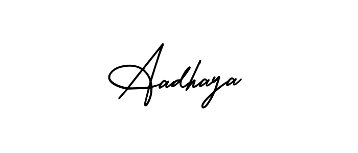 Also we have Aadhaya name is the best signature style. Create professional handwritten signature collection using AmerikaSignatureDemo-Regular autograph style. Aadhaya signature style 3 images and pictures png