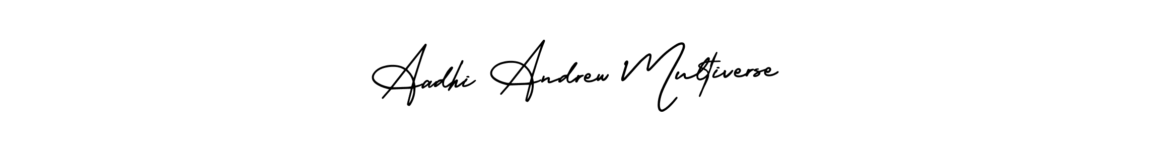 See photos of Aadhi Andrew Multiverse official signature by Spectra . Check more albums & portfolios. Read reviews & check more about AmerikaSignatureDemo-Regular font. Aadhi Andrew Multiverse signature style 3 images and pictures png