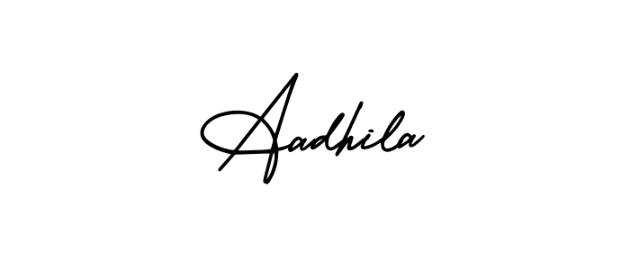 Also You can easily find your signature by using the search form. We will create Aadhila name handwritten signature images for you free of cost using AmerikaSignatureDemo-Regular sign style. Aadhila signature style 3 images and pictures png