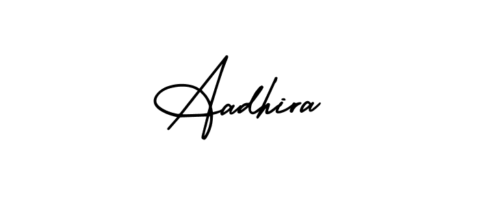 AmerikaSignatureDemo-Regular is a professional signature style that is perfect for those who want to add a touch of class to their signature. It is also a great choice for those who want to make their signature more unique. Get Aadhira name to fancy signature for free. Aadhira signature style 3 images and pictures png