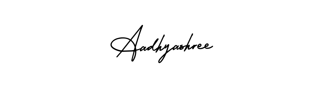 Also You can easily find your signature by using the search form. We will create Aadhyashree name handwritten signature images for you free of cost using AmerikaSignatureDemo-Regular sign style. Aadhyashree signature style 3 images and pictures png