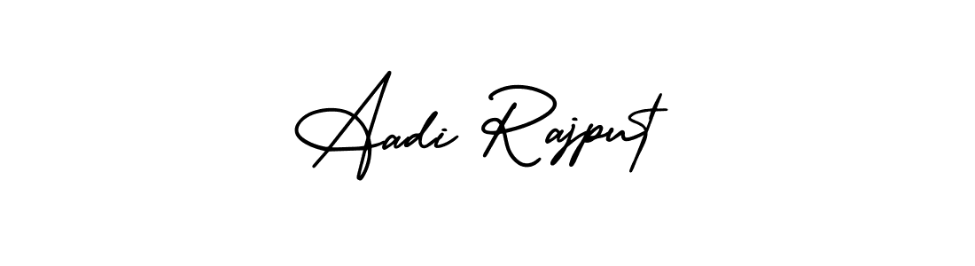 Similarly AmerikaSignatureDemo-Regular is the best handwritten signature design. Signature creator online .You can use it as an online autograph creator for name Aadi Rajput. Aadi Rajput signature style 3 images and pictures png