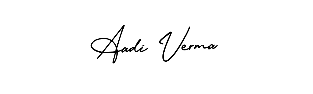 Make a short Aadi Verma signature style. Manage your documents anywhere anytime using AmerikaSignatureDemo-Regular. Create and add eSignatures, submit forms, share and send files easily. Aadi Verma signature style 3 images and pictures png